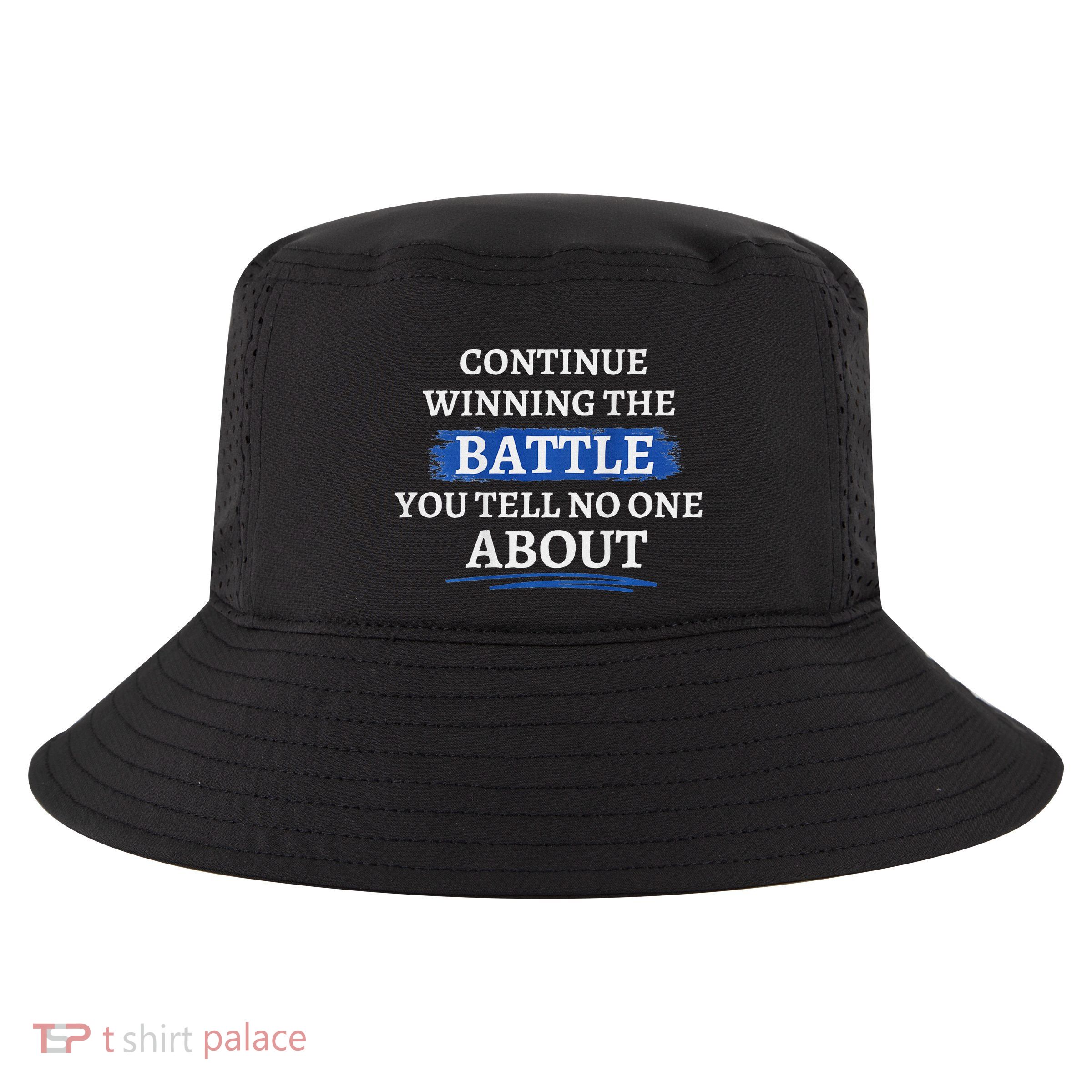 Continue Winning The Battle You Tell No One About Cool Comfort Performance Bucket Hat