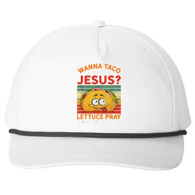 Cute Wanna Taco Bout Jesus Christian Mexican Snapback Five-Panel Rope Hat