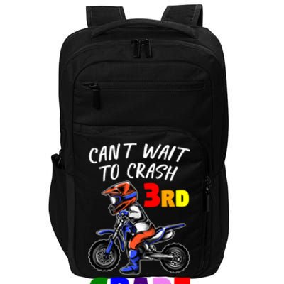 Cant Wait To Crash 3Rd Grade Graduate Great Gift Impact Tech Backpack