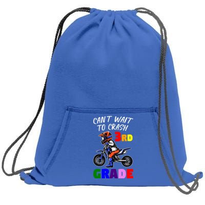 Cant Wait To Crash 3Rd Grade Graduate Great Gift Sweatshirt Cinch Pack Bag