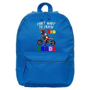 Cant Wait To Crash 3Rd Grade Graduate Great Gift 16 in Basic Backpack