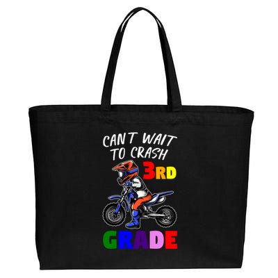 Cant Wait To Crash 3Rd Grade Graduate Great Gift Cotton Canvas Jumbo Tote