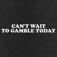 CanT Wait To Gamble Today Garment-Dyed Fleece Hoodie
