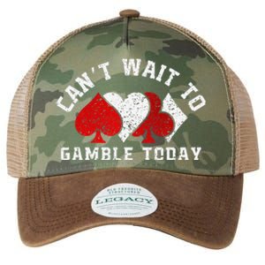 CanT Wait To Gamble Today Christmas Legacy Tie Dye Trucker Hat