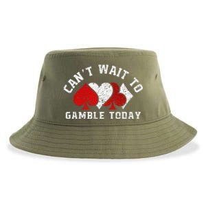 CanT Wait To Gamble Today Christmas Sustainable Bucket Hat