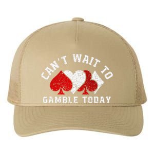 CanT Wait To Gamble Today Christmas Yupoong Adult 5-Panel Trucker Hat