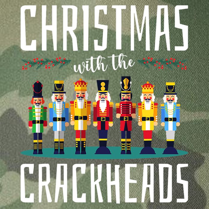 Christmas With The Crackheads Funny Family Ugly Nutcracker Legacy Tie Dye Trucker Hat