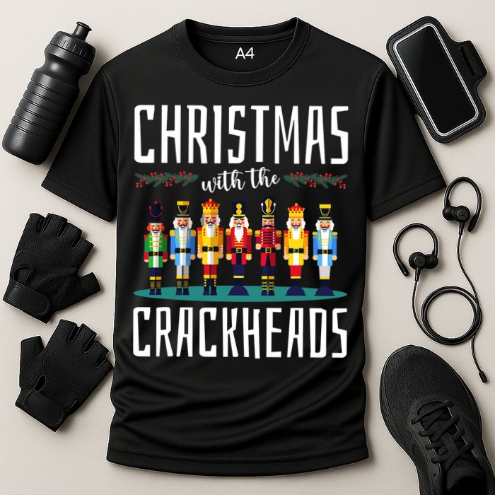Christmas With The Crackheads Funny Family Ugly Nutcracker Performance Shirt