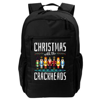 Christmas With The Crackheads Funny Family Ugly Nutcracker Backpack