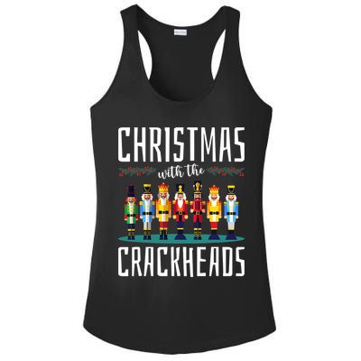 Christmas With The Crackheads Funny Family Ugly Nutcracker Ladies PosiCharge Competitor Racerback Tank