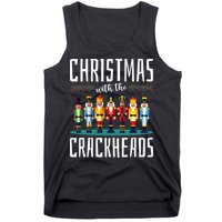 Christmas With The Crackheads Funny Family Ugly Nutcracker Tank Top