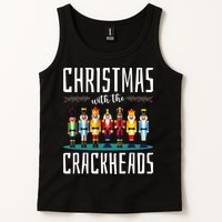 Christmas With The Crackheads Funny Family Ugly Nutcracker Tank Top