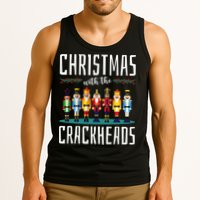 Christmas With The Crackheads Funny Family Ugly Nutcracker Tank Top