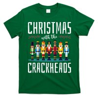Christmas With The Crackheads Funny Family Ugly Nutcracker T-Shirt