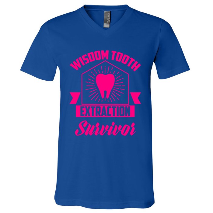 Cool Wisdom Tooth Extraction Gift Funny Dentist Gift V-Neck T-Shirt