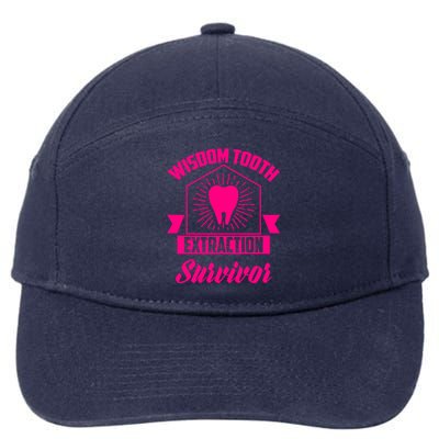 Cool Wisdom Tooth Extraction Gift Funny Dentist Gift 7-Panel Snapback Hat