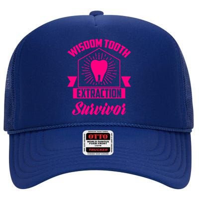 Cool Wisdom Tooth Extraction Gift Funny Dentist Gift High Crown Mesh Back Trucker Hat