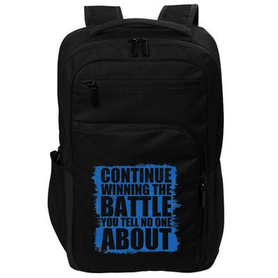 Continue Winning The Battle You Tell No One About Impact Tech Backpack