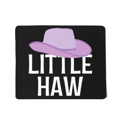 Country Western Theme Sorority Reveal Little Haw Cowgirl Hat Mousepad