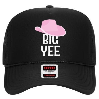 Country Western Theme Reveal Big Yee Cowgirl Hat  High Crown Mesh Back Trucker Hat