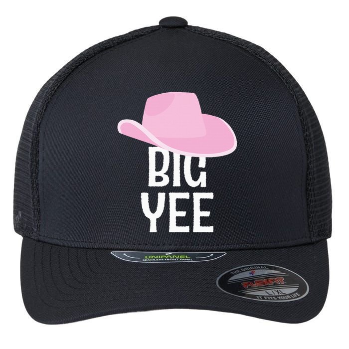 Country Western Theme Reveal Big Yee Cowgirl Hat  Flexfit Unipanel Trucker Cap