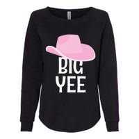 Country Western Theme Reveal Big Yee Cowgirl Hat  Womens California Wash Sweatshirt