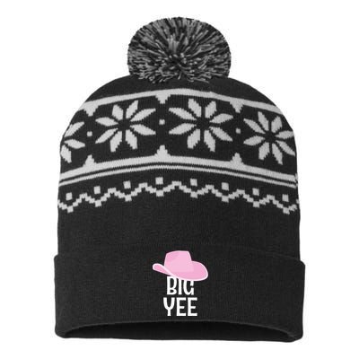 Country Western Theme Reveal Big Yee Cowgirl Hat  USA-Made Snowflake Beanie