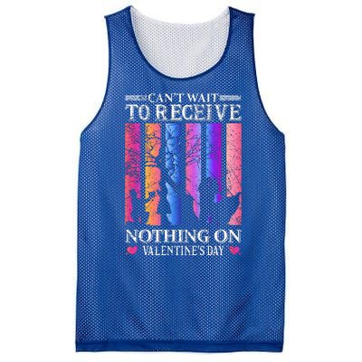 Can't Wait To Receive Nothing On Valentine's Day Mesh Reversible Basketball Jersey Tank