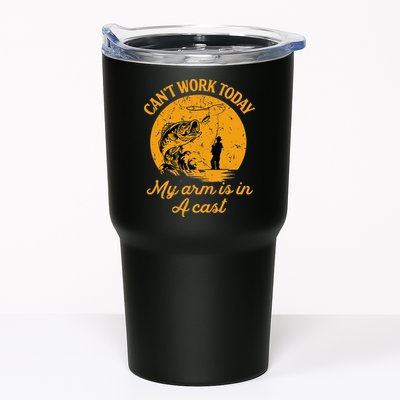 Can't Work Today My Arm is in A Cast Funny Fly Fishing Tumbler