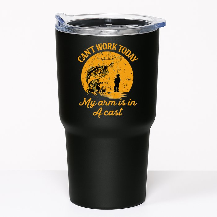 Can't Work Today My Arm is in A Cast Funny Fly Fishing Tumbler