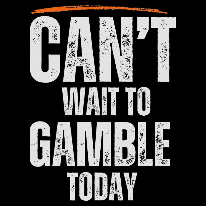 CanT Wait To Gamble Today Flat Bill Trucker Hat