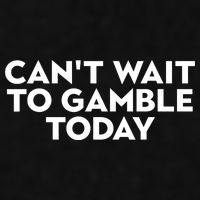 CanT Wait To Gamble Today Ladies PosiCharge Tri-Blend Wicking Tank