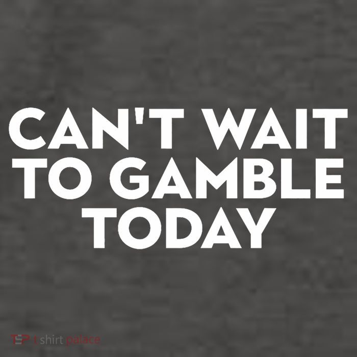 CanT Wait To Gamble Today Vector Backpack