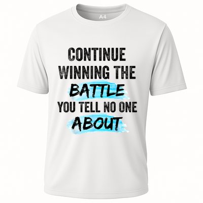 Continue Winning The Battle You Tell No One About Empowerm Cooling Performance Crew T-Shirt