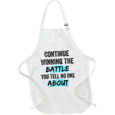 Continue Winning The Battle You Tell No One About Empowerm Full-Length Apron With Pockets