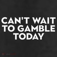 CanT Wait To Gamble Today 25L Jumbo Tote