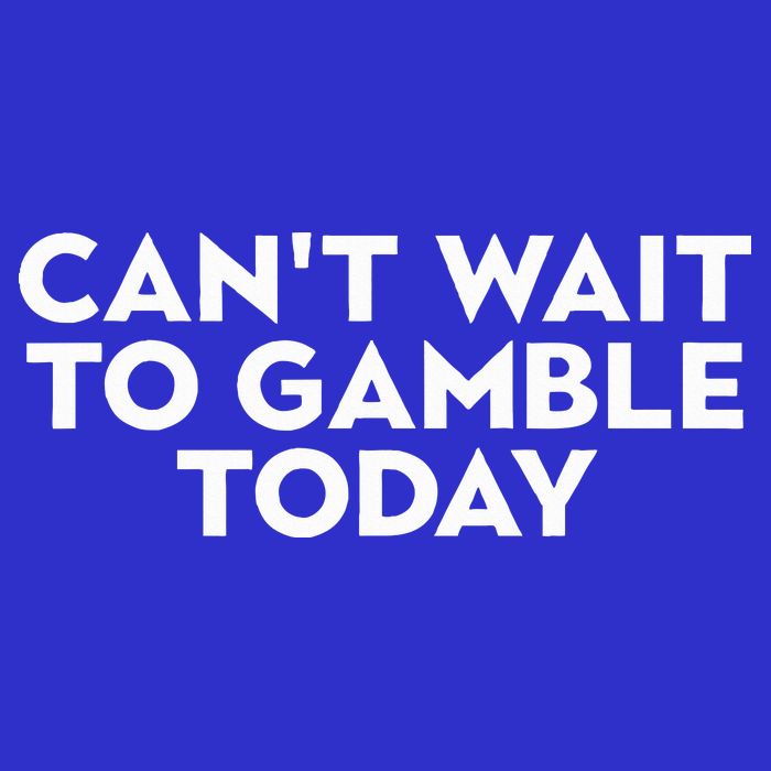 CanT Wait To Gamble Today 16 in Basic Backpack