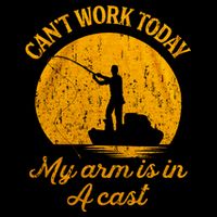 Can't Work Today My Arm Is In A Cast Baby Bodysuit