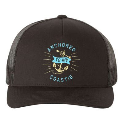 Coastie Wife Us Coast Guard Uscg Anchored To Yupoong Adult 5-Panel Trucker Hat