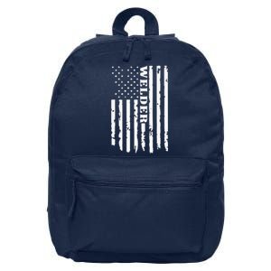 Cool Welding US Flag Art For Welder Welding 16 in Basic Backpack