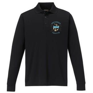 Coastie Wife Us Coast Guard Uscg Meaningful Gift Anchored To Gift Performance Long Sleeve Polo