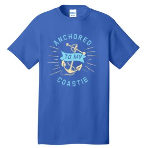 Coastie Wife Us Coast Guard Uscg Meaningful Gift Anchored To Gift Tall T-Shirt