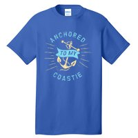 Coastie Wife Us Coast Guard Uscg Meaningful Gift Anchored To Gift Tall T-Shirt