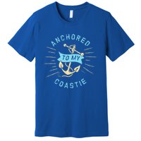 Coastie Wife Us Coast Guard Uscg Meaningful Gift Anchored To Gift Premium T-Shirt