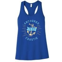 Coastie Wife Us Coast Guard Uscg Meaningful Gift Anchored To Gift Women's Racerback Tank