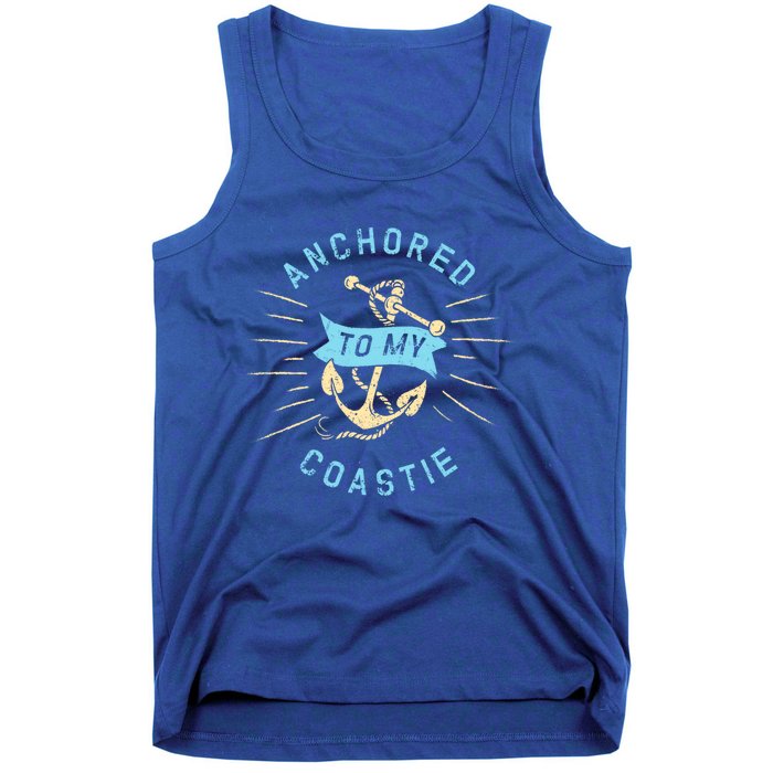 Coastie Wife Us Coast Guard Uscg Meaningful Gift Anchored To Gift Tank Top