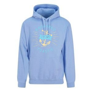 Coastie Wife Us Coast Guard Uscg Meaningful Gift Anchored To Gift Unisex Surf Hoodie