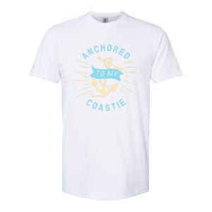 Coastie Wife Us Coast Guard Uscg Meaningful Gift Anchored To Gift Softstyle CVC T-Shirt