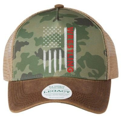 Cool Wrestling Usa Design For Women Wrestling Coach Legacy Tie Dye Trucker Hat