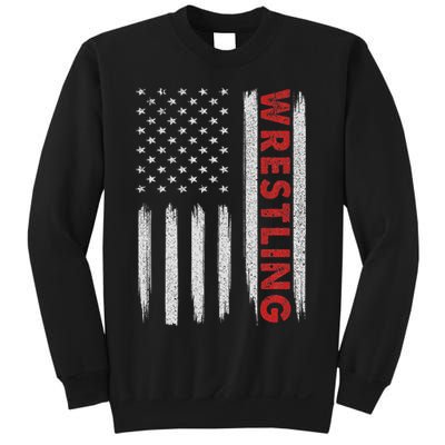 Cool Wrestling Usa Design For Women Wrestling Coach Sweatshirt